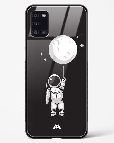 Moon Balloon Glass Case Phone Cover-(Samsung)