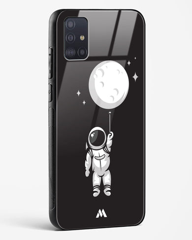 Moon Balloon Glass Case Phone Cover-(Samsung)