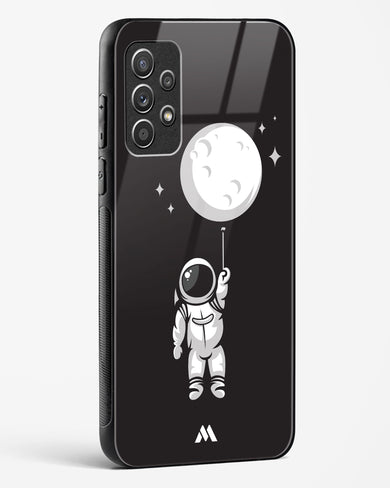 Moon Balloon Glass Case Phone Cover-(Samsung)