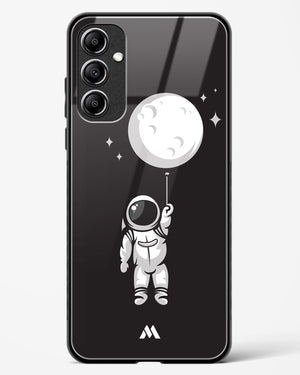 Moon Balloon Glass Case Phone Cover-(Samsung)