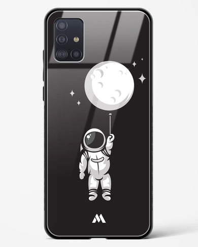 Moon Balloon Glass Case Phone Cover-(Samsung)