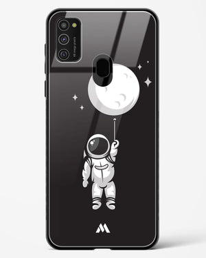 Moon Balloon Glass Case Phone Cover-(Samsung)