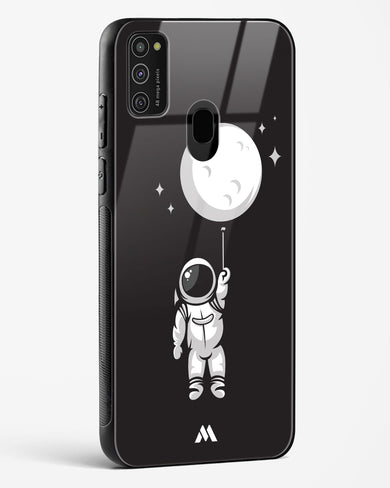 Moon Balloon Glass Case Phone Cover-(Samsung)