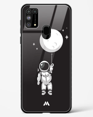 Moon Balloon Glass Case Phone Cover-(Samsung)