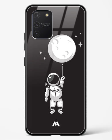 Moon Balloon Glass Case Phone Cover-(Samsung)