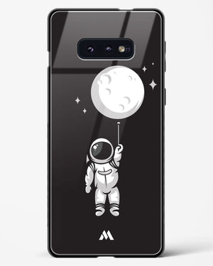 Moon Balloon Glass Case Phone Cover-(Samsung)