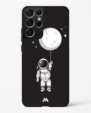 Moon Balloon Glass Case Phone Cover-(Samsung)