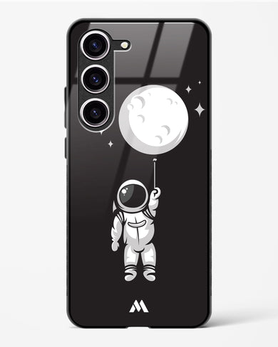 Moon Balloon Glass Case Phone Cover-(Samsung)