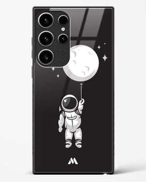 Moon Balloon Glass Case Phone Cover-(Samsung)