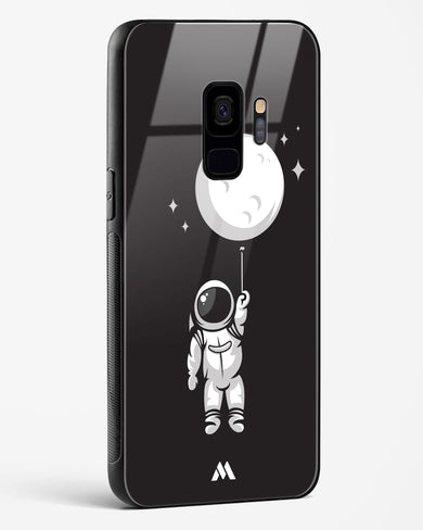 Moon Balloon Glass Case Phone Cover-(Samsung)