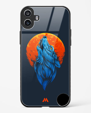 Howl at the Moon Glass Case Phone Cover (Nothing)