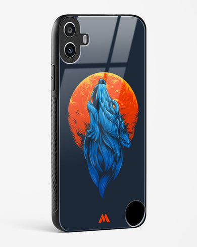 Howl at the Moon Glass Case Phone Cover (Nothing)