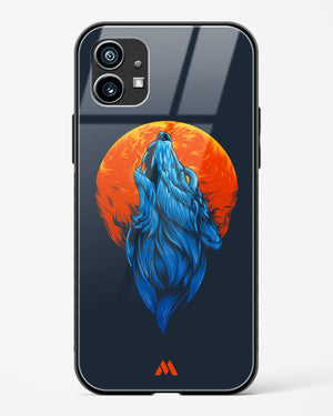 Howl at the Moon Glass Case Phone Cover (Nothing)