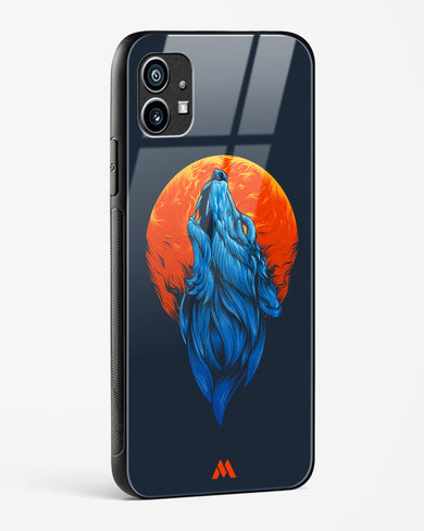 Howl at the Moon Glass Case Phone Cover (Nothing)