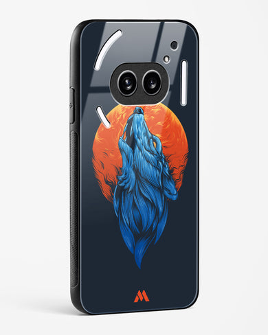 Howl at the Moon Glass Case Phone Cover (Nothing)