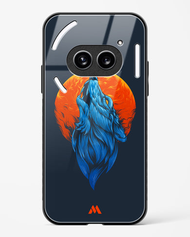 Howl at the Moon Glass Case Phone Cover (Nothing)