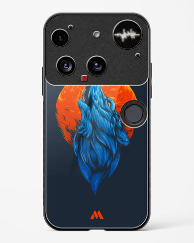 Howl at the Moon Glass Case Phone Cover (Nothing)