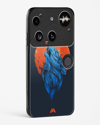 Howl at the Moon Glass Case Phone Cover (Nothing)