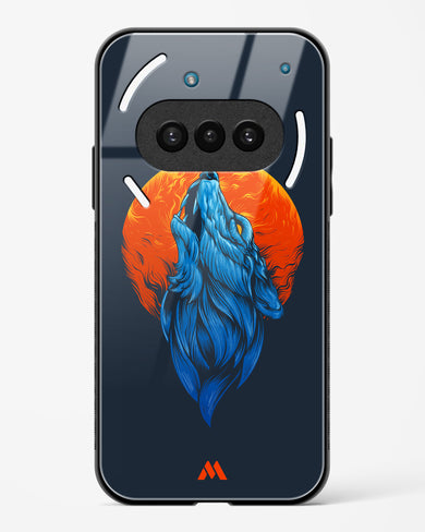 Howl at the Moon Glass Case Phone Cover (Nothing)