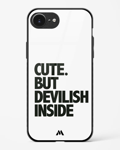 Cute But Devilish Inside Glass Case Phone Cover (Apple)