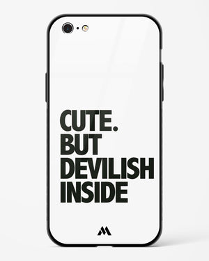 Cute But Devilish Inside Glass Case Phone Cover (Apple)