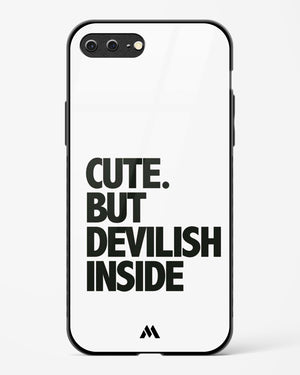 Cute But Devilish Inside Glass Case Phone Cover (Apple)
