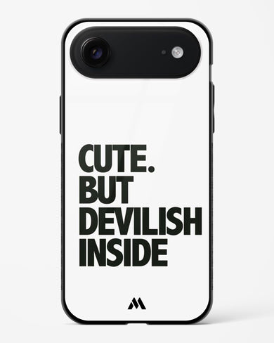 Cute But Devilish Inside Glass Case Phone Cover (Apple)