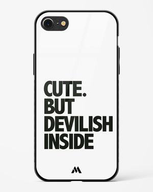 Cute But Devilish Inside Glass Case Phone Cover (Apple)