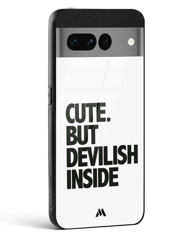 Cute But Devilish Inside Glass Case Phone Cover (Google)