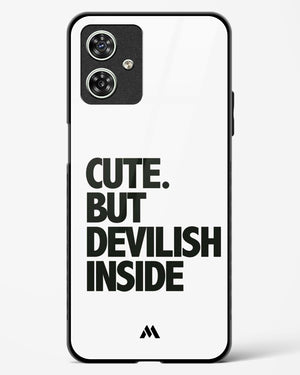 Cute But Devilish Inside Glass Case Phone Cover (Motorola)