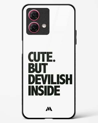 Cute But Devilish Inside Glass Case Phone Cover (Motorola)