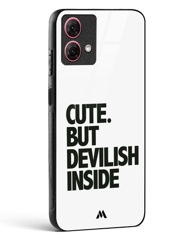 Cute But Devilish Inside Glass Case Phone Cover (Motorola)