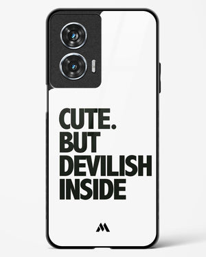 Cute But Devilish Inside Glass Case Phone Cover (Motorola)