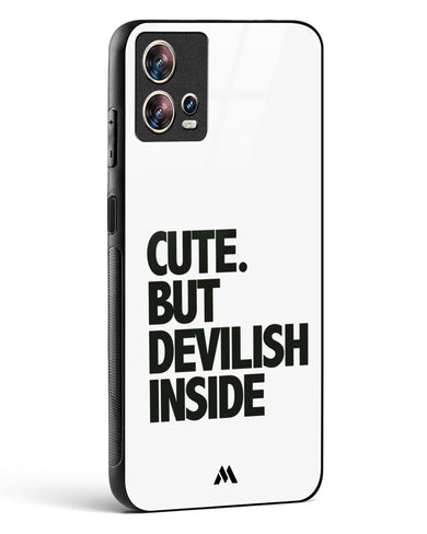 Cute But Devilish Inside Glass Case Phone Cover (Motorola)