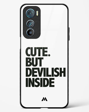 Cute But Devilish Inside Glass Case Phone Cover-(Motorola)