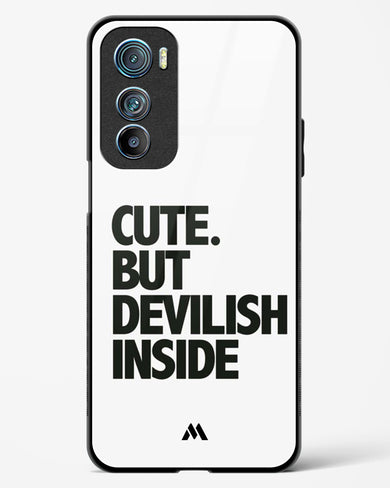 Cute But Devilish Inside Glass Case Phone Cover (Motorola)