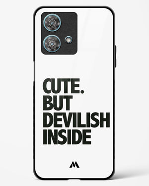 Cute But Devilish Inside Glass Case Phone Cover-(Motorola)