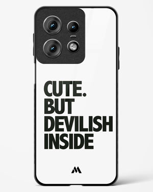 Cute But Devilish Inside Glass Case Phone Cover (Motorola)