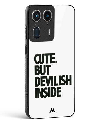 Cute But Devilish Inside Glass Case Phone Cover (Motorola)
