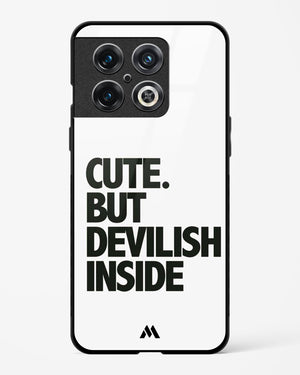 Cute But Devilish Inside Glass Case Phone Cover-(OnePlus)