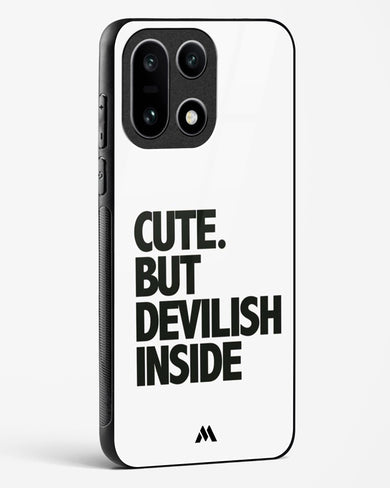Cute But Devilish Inside Glass Case Phone Cover (OnePlus)