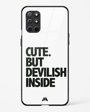 Cute But Devilish Inside Glass Case Phone Cover (OnePlus)