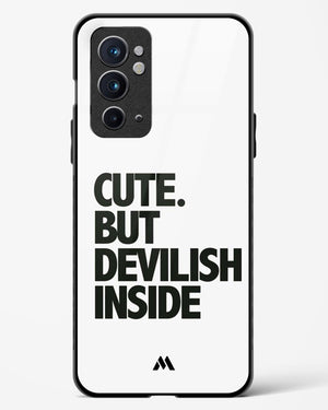 Cute But Devilish Inside Glass Case Phone Cover (OnePlus)