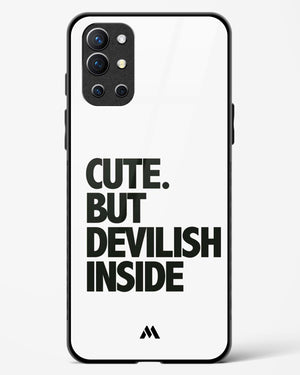 Cute But Devilish Inside Glass Case Phone Cover (OnePlus)