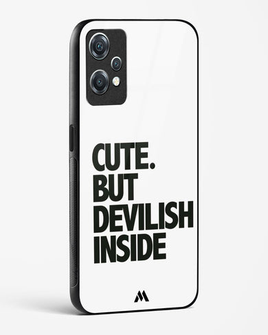 Cute But Devilish Inside Glass Case Phone Cover (OnePlus)