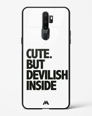 Cute But Devilish Inside Glass Case Phone Cover (Oppo)