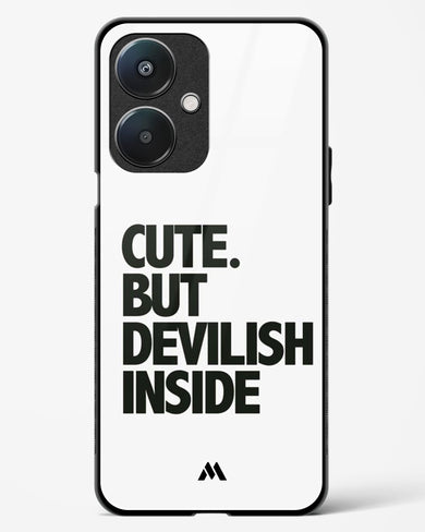 Cute But Devilish Inside Glass Case Phone Cover (Oppo)