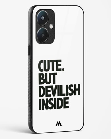 Cute But Devilish Inside Glass Case Phone Cover (Oppo)