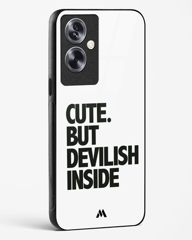 Cute But Devilish Inside Glass Case Phone Cover (Oppo)