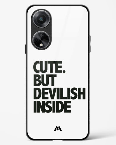 Cute But Devilish Inside Glass Case Phone Cover (Oppo)